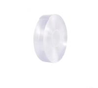 Tidgel Ruban adhésif double face pour montage mural, bande lavable réutilisable, crochet de rangement de câble transparent pour la maison, le bureau, le verre pour carrelage (2 m)