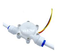 Tidgel SEN-HZ06N Débitmètre d'eau, capteur d'impulsion Hall, 0,25-2,5 L/min, IP68 DC 3-24 V pour surveillance intelligente des toilettes et salle de bain