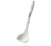 Tidgel Spatule Cuisine Silicone Longue Manche Anti-Rayures(B) | Silicone sûr , manche long ergonomique, anti-rayures, pour idéal poêles antiadhésives, blanc