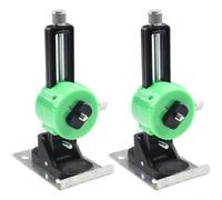 Tidgel Support mural pour niveaux avec filetage de 6,35 mm, support de suspension rotatif à 360° pour pose de carrelage et installation de sol, noir et vert