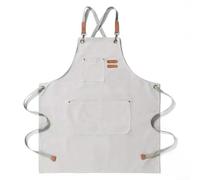 Tidgel Tablier Chef Toile Canvas Protection Taches Graisse | Toile épaisse, résistant eau/huile, pour idéal cuisine maison, protection vêtements, design fonctionnel