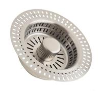 Tidgel Tamis Évier 3-en-1 Grand Capacité Anti-Bouchon Tamis Évier 3-en-1 | Mailles fines efficaces, retient cheveux et restes, compatible lavabos standards, pour facile à vider