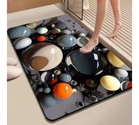 Tidgel Tapis Salle de Bain Absorbant Anti-Odeurs Tapis Salle de Bain(2 60 * 90cm)