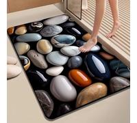 Tidgel Tapis Salle de Bain Absorbant Anti-Odeurs Tapis Salle de Bain(7 60 * 90cm)