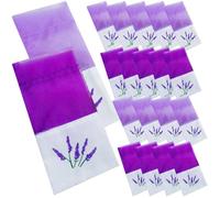 TIDTALEO 20 Pcs Sachets Vides pour Lavande en Coton et Tulle, Léger et Polyvalent, pour Décorer Votre Maison ou Paquet à Main, Couleur Pourpre Élégante Plusieurs styles