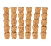 TIDTALEO 30pcs Bouchon Liège Conique en Bois pour Bouteilles de Boisson Pratique et Maintien Goût, pour Bouchons pour Bouteilles de Vin et Bonbonne