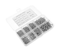 TIDTALEO 800 Pièces Vis Kit Polyvalent en Acier Autotaraudeuses à Tête Ronde pour Fixation pour Travail du Bois et