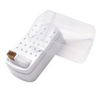 TIDTALEO Boîte de Rangement pour Forets de Perceuse à Ongles 30 Emplacements en Plastique, Organisateur de Têtes de Polissage Facile à Utiliser, Design Simple pour Usage Salon ou Domicile