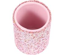 TIDTALEO Boîte de Rangement pour Pinceaux de Maquillage Décorative en Plastique Léger, Forme Seau, Design Délicat pour Coiffeuse, Maintien Propre et Ordonné