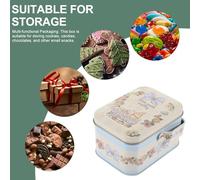TIDTALEO Boîte en Fer-blanc Légère et Robuste pour Bonbons et Petits Snacks, Style Festif Adorable, pour Fêtes et Emballage Présent