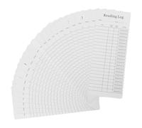 TIDTALEO Bookmarks Reading List Paper Log Cards 30pcs Coated Paper For Offices And Libraries Organize Readings With Stylish Design