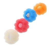 TIDTALEO Boule de Lavage Anti-emmêlement 4pcs pour Enlever Poils D'animaux sur Vêtements, Design Antitangle en Éponge Pu, pour Machine à Laver et Séchoir