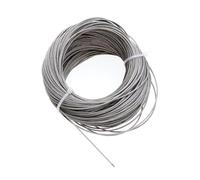 TIDTALEO Câble en Acier Inoxydable 304 Argenté 7x7 Robuste Haute Résistance 50 Mètres pour Projet de Garde-corps D'escalier et Passage