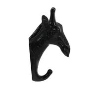 TIDTALEO Crochet Prévient la Chute des Objets Installation Facile Mural Décoratif en Résine Forme Girafe Noire pour Décoration Maison ou Atelier