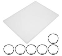TIDTALEO Moule en Silicone Blanc pour Fabrication de Couvertures de Bloc-notes, Résistant la Chaleur, Facile à Nettoyer, pour Création Artisanale de Cahiers