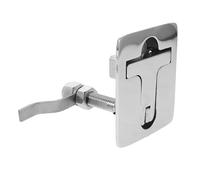 TIDTALEO Serrure INOX Fonctionnement Fluide et Verrouillage Sécurisé Bateau en Acier Inoxydable Loquet à Came Encastré pour Coffres et Armoires Marines
