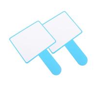 TIDTALEO Tableau Blanc de Réunion Bleu 2pcs en Mousse Légère, Surface Effaçable, Design Minimaliste pour Salle de t Vote Facile