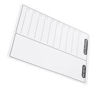 TIDTALEO Tableau Magnétique Blanc et Aimant Doux pour Réfrigérateur Effaçable à Sec Bloc-notes Magnétique Pratique Planification Quotidienne
