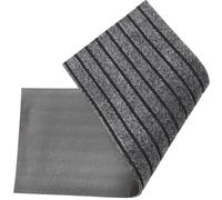 TIDTALEO Tapis D’escalier Antidérapant en Polyester 26x75 Cm Gris Foncé à Rayures Verticales, Marchepied Lavable et Isolant Phonique pour Sécurité Domestique et Protection des Marches