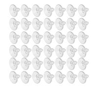 TIDTALEO Ventouses Transparentes 19mm 200pcs Sans Crochet en PVC pour Support Léger à Moyen Verrerie et Décoration Intérieure