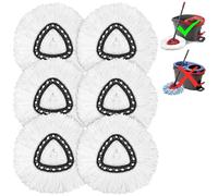 Tidy Monster Lot de 3 têtes de Rechange pour Balai à Franges en Microfibre Nettoyage Facile