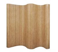 Tidyard Paravent Design Cloison de Séparation Bambou Naturel Paravent Séparateur de Pièce 250x165 cm