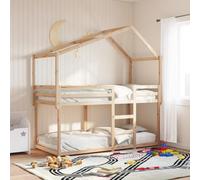 Tidyard Toit de lit pour Enfants 213x85,5x144,5 cm Bois de pin Massif Style A