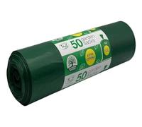 TidyZ Lot de 50 sacs de jardin extra résistants 50 L en plastique recyclé