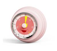 Tiergrade Minuteur de Cuisine, Minuteur de Rappel 360 degrés de Rotation Minuteur mécanique, Minuteur visuel Compte à rebours Minuteur de Cuisine Réfrigérateur magnétique pour Cuisiner, Apprendre