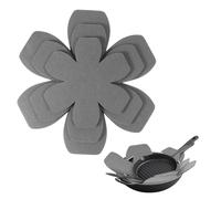 TIESOME Lot de 6 protège-poêles en feutre, protection de casseroles empilables, protège-topf, 3 tailles différentes, réglables, antidérapant, sous-tasse thermique pour poêles, casseroles, bols