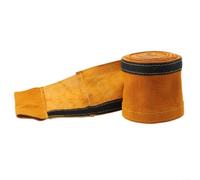 TIG Gaine de protection de câble pour brûleur de soudage en cuir, tuyau cousu de 3,5 m pour MIG/Plasma, résistant à la chaleur et à l'abrasion, gaine de protection jaune pour câble de soudure