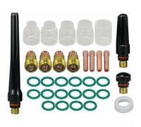 TIG Kit de 33 consommables de soudage à gaz pour lampes de poche WP-17 18 26 - pour Miller Diamondback pour Lincoln PTA