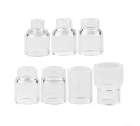 TIG Kit torche de soudage avec tasses en verre quartz et joints toriques pour WP-9 WP-17 WP-18 WP-20 WP-25 WP-26 - Ensemble de pièces de rechange résistant à la chaleur