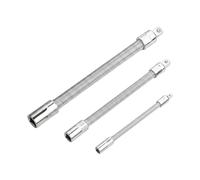 Tige articulée pour ouille - Flexible et flexible - Rallonge de visseuse à percussion 1/2 1/4 3/8" - En acier à ressort - Couple élevé - Rayon d'action de 360 degrés pour outils