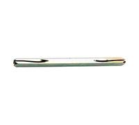 Tige carrée de 7 x 120 mm fendue et fraisée des 2 côtés CADAP pour vis pointeau - C7X120TF