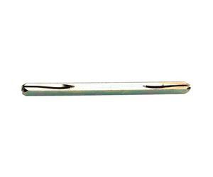 Tige carrée de 7 x 120 mm fendue et fraisée des 2 côtés CADAP pour vis pointeau - C7X120TF