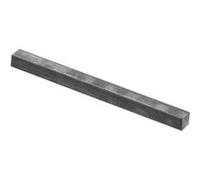 Tige carrée lisse 8mm de longueur 1000mm en acier brut - DUVAL - 34-1001-4800 Noir G