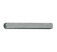 Tige carrée non percée - pour poignées de porte - 7x140 mm - inox DUBOIS INDUSTRIES