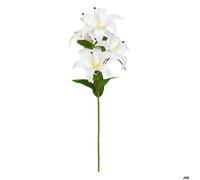 Atmosphera – Tige de 4 lys artificielle Jago – Blanc H80 cm