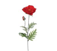 Atmosphera – Tige de coquelicot artificiel – H70 cm – Rouge