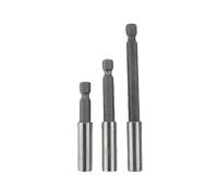 Tige d'extension de porte-embout de tournevis à tige hexagonale de 1/4 avec aimant puissant pour perceuse électrique pneumatique à air manuel difficile à atteindre