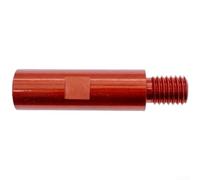 Tige d'extension en aluminium pour meuleuse d'angle M14, extension de ponçage rotative pour tampons de polissage, outil léger pour les travaux de polissage détaillés, 75 mm, 100 mm, 140 mm (75 mm)