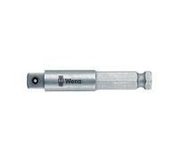Tige d'outil (élément de liaison) Wera 870/7 05050510001 Emmanchement 7/16"" (11.1 mm) Sortie 1/2"" (12.5 mm) 75 mm