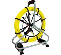 Tige en fibre de verre RUNPOTEC Ø 6 mm, kit professionnel RTG Ø 6 mm, dévidoir Ø 530 mm, 80 m, 1 pièce.