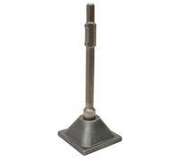 Tige et plaque hexagonale, 1-1/8" compresseur de marteau, Pilon à béton | Jack Hammer Ground Tamper pour compacter le sol, le gravier et le sable, 15,24 x 15,24 x 40,64 cm