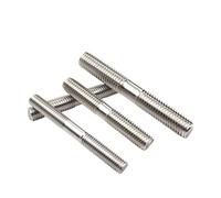 Tige filetée double en acier inoxydable, Tige filetée à double extrémité en acier inoxydable 316 M6 M8 M10 M12(80mm M6 2pcs)