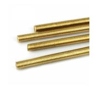 Tige filetée en laiton, boulon métrique, goujon de barre à arbre complet(M4x500-1pcs)