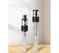 Tige hexagonale de 6,35 mm vers douille carrée offrant une connexion robuste pour accessoires d'entraînement de 6,35 mm