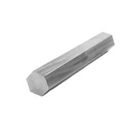 Tige hexagonale solide en acier inoxydable 304, diamètre d'arbre 5mm 6mm 7mm 8mm 9mm 10mm 11mm 12mm 13mm ~ 26mm, tige hexagonale carrée, coupe zéro(300mm,10mm)