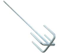 Tige Mélangeuse pour Perceuse, Accessoire de Malaxage Béton et Peinture | Acier Robuste, Tête Détachable, Mélange des Mortiers de Ciment et Enduits Visqueux pour Travaux DIY